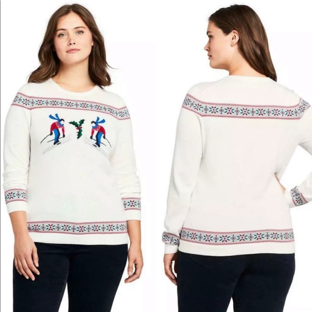 Lands' End Holiday Sweater